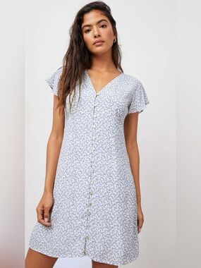 Rails Helena Ditsy Floral Dress in Blue Garden